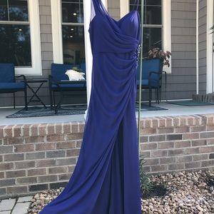 Royal blue formal dress
